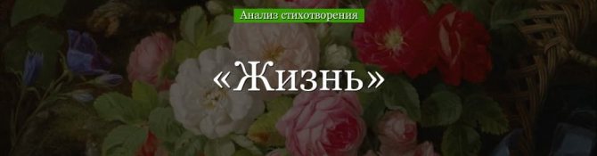 «Жизнь» анализ стихотворения Блока по плану кратко – метафоры, рифма, эпитеты, тема